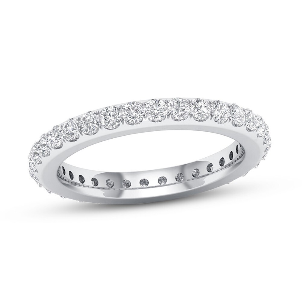 Diamond Eternity Band 1 ct tw Round 14K White Gold qDD6bvJW