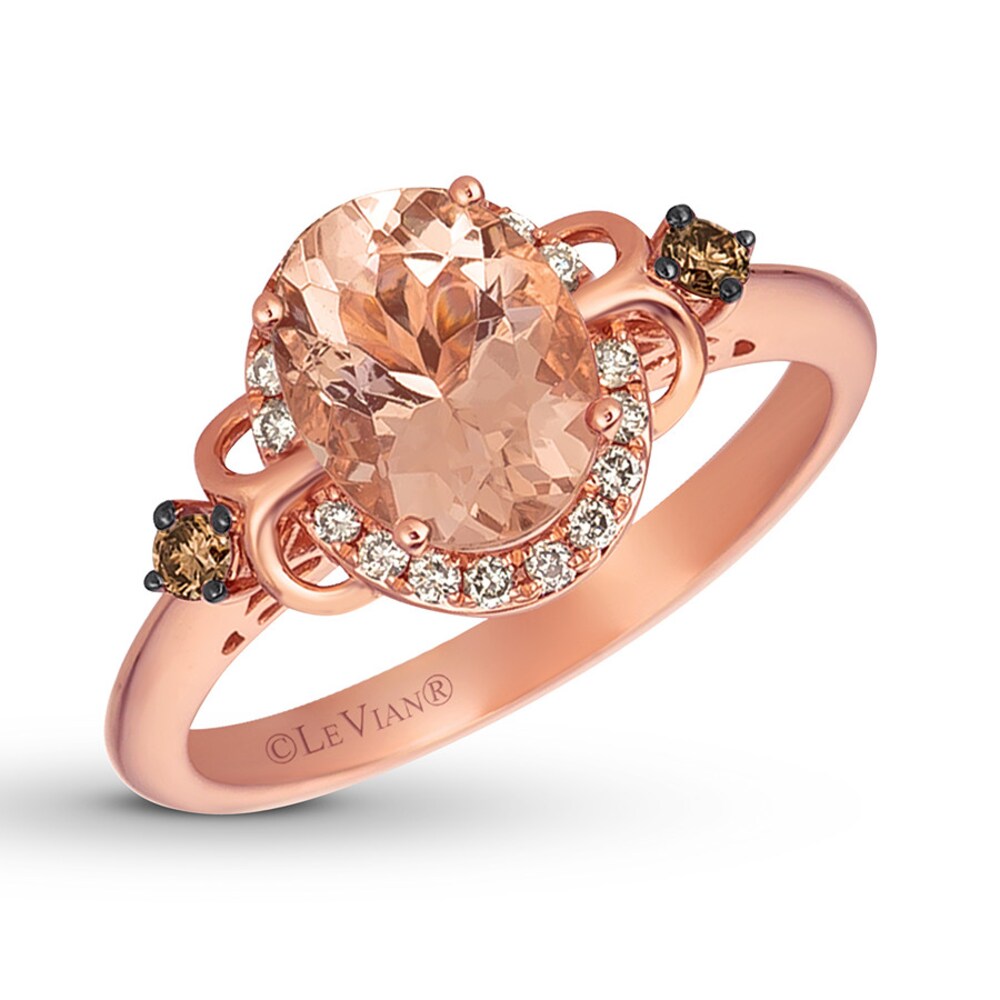 Le Vian Morganite Ring 1/5 ct tw Diamonds 14K Strawberry Gold qF7Hq7NV