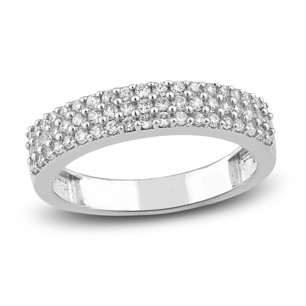 Diamond Anniversary Band 1/2 ct tw Round 14K White Gold qKXV54Hw