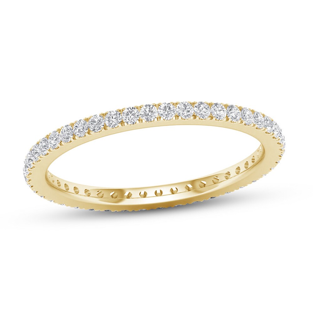 Diamond Eternity Band 1/3 ct tw Round 14K Yellow Gold r54VdKK5