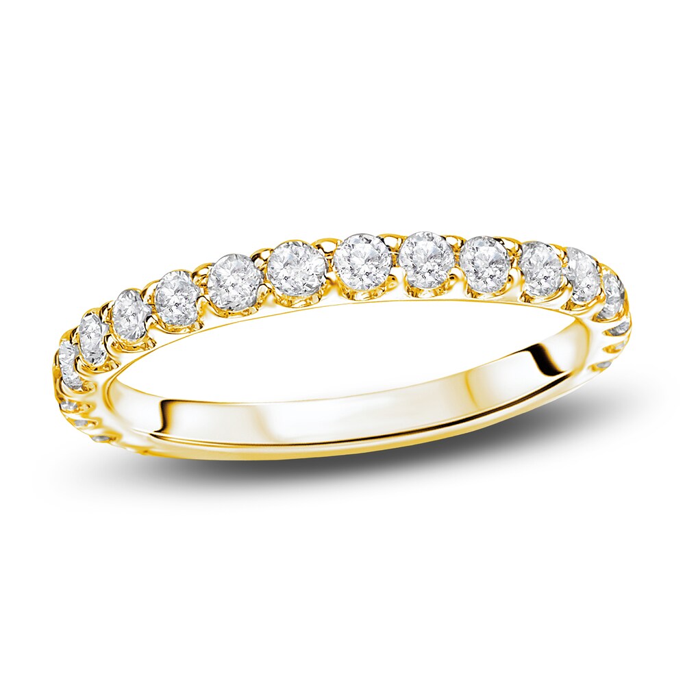 Diamond Anniversary Band 5/8 ct tw Round 14K Yellow Gold rpnmbIz1