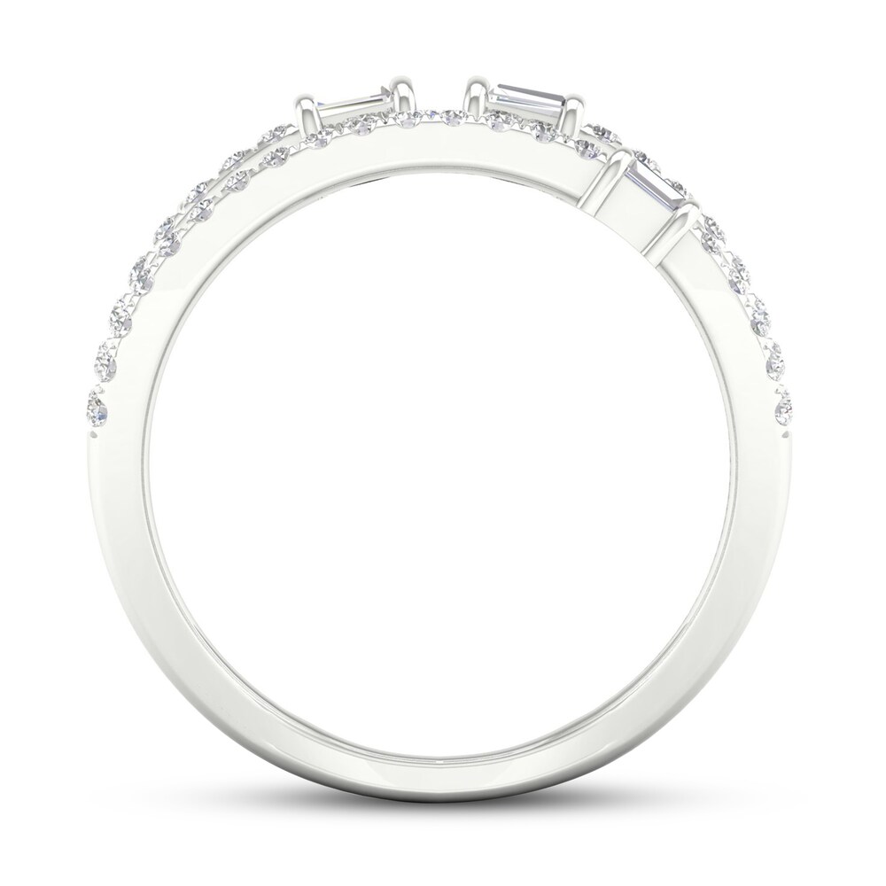 Diamond Ring 1/2 ct tw Round 10K White Gold soc2LZy1