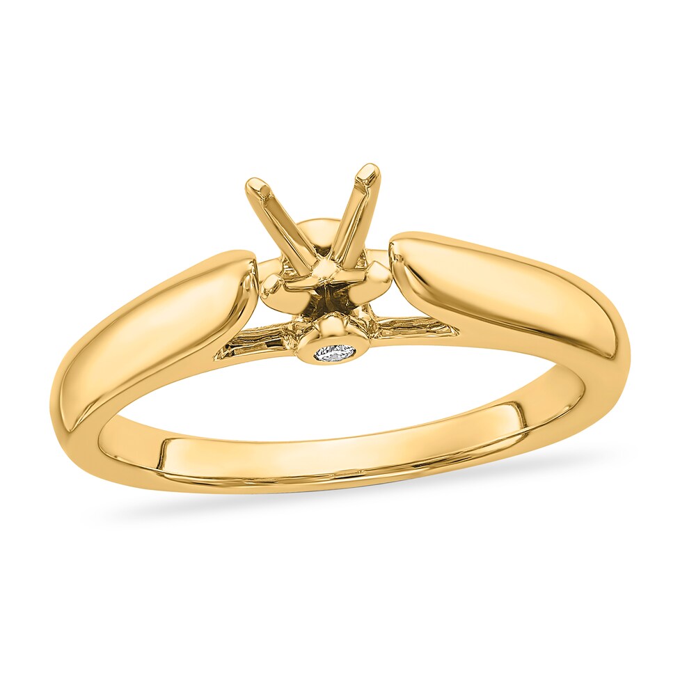 Ring Setting Diamond Accents 14K Yellow Gold t6PeZoBc