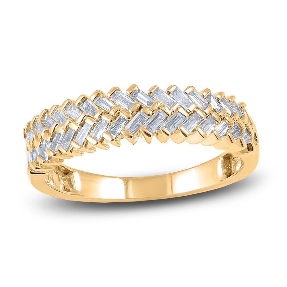 Diamond Ring 1/2 ct tw Baguette 14K Yellow Gold tDHChkJJ