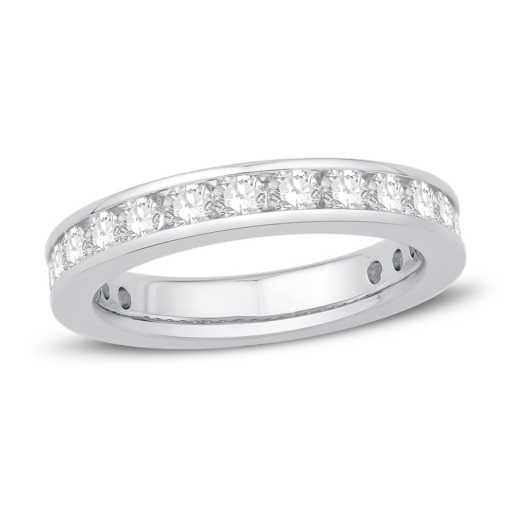 Diamond Eternity Band 1-1/2 ct tw Round 14K White Gold tM66qW8U