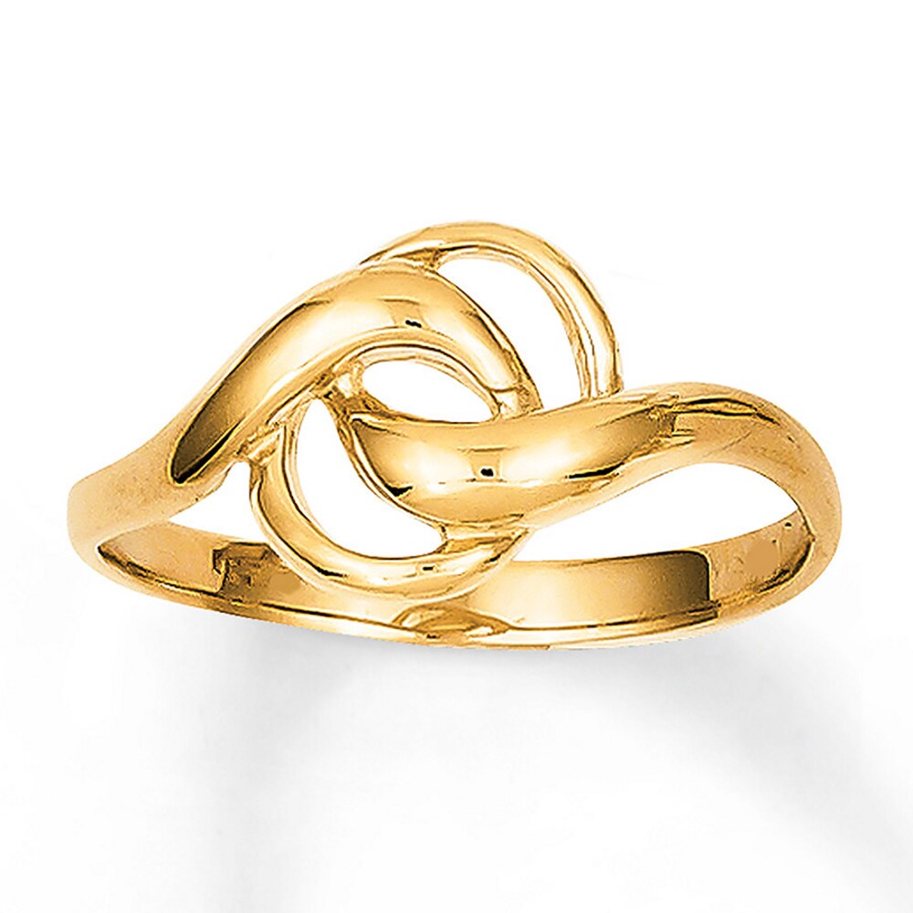 Spiral Knot Ring 14K Yellow Gold thFjh4Xq