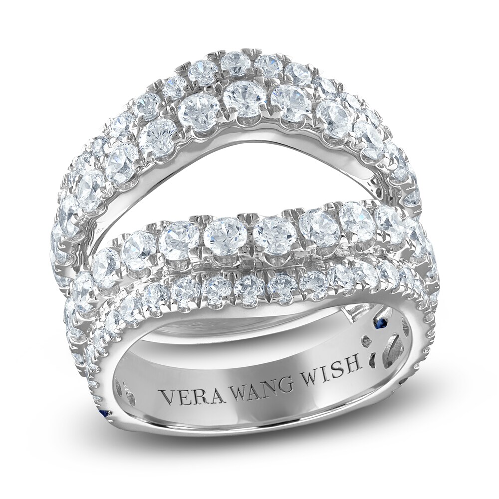 Vera Wang WISH Lab-Created Diamond Anniversary Enhancer Band 3 ct tw Round 14K White Gold u3Ml2xYA