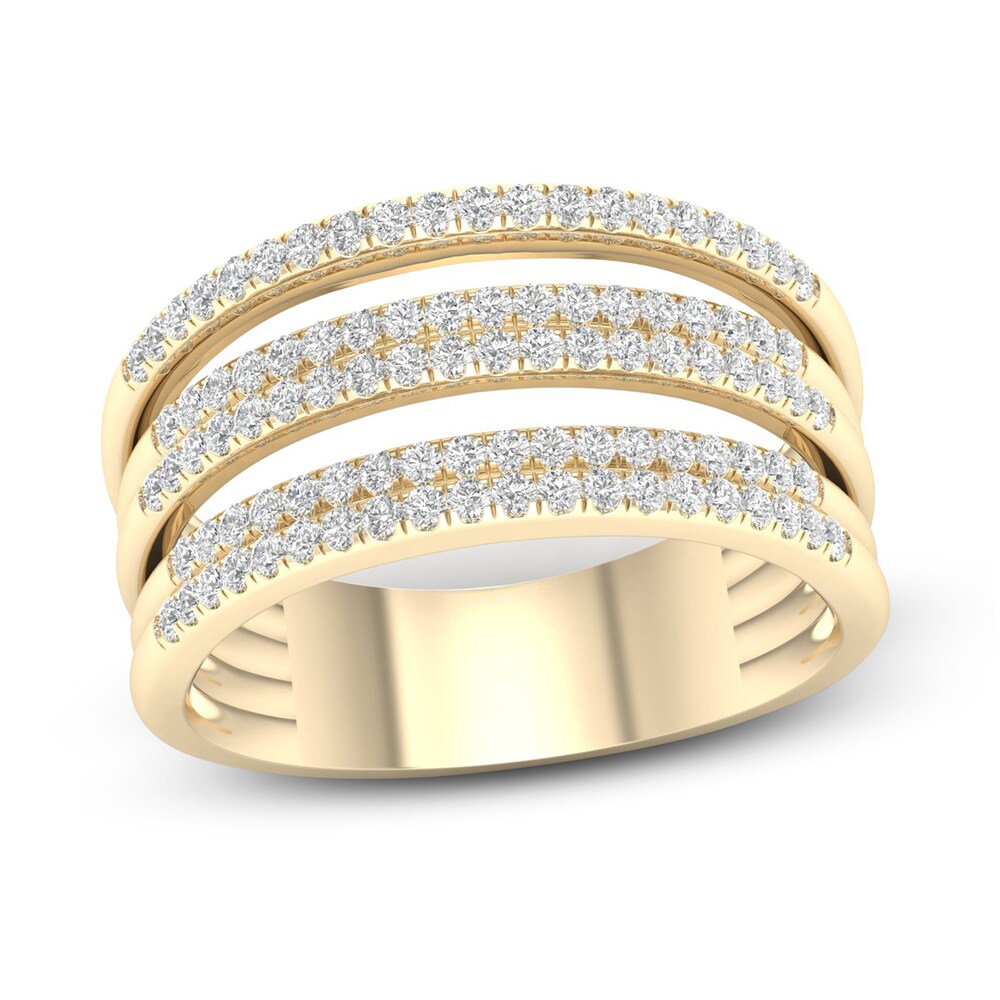 Diamond Ring 1/2 ct tw Round 10K Yellow Gold u6FsAiab