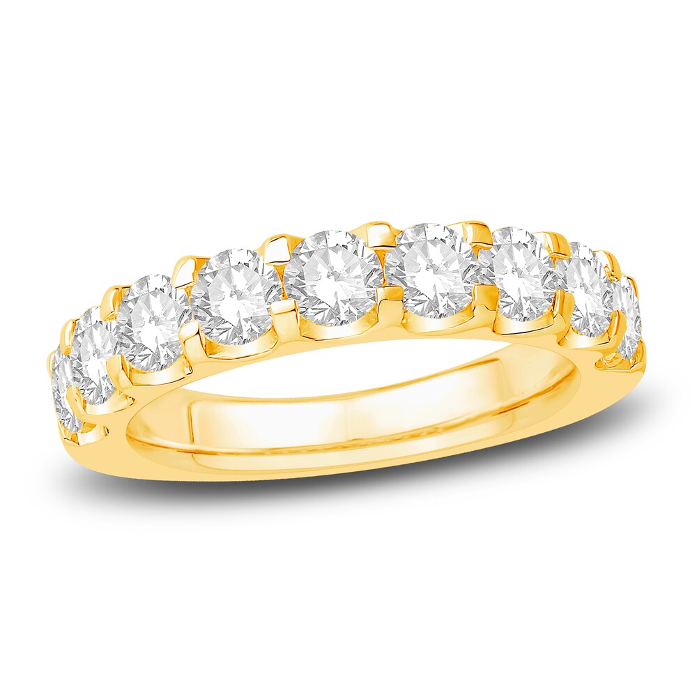 Diamond Anniversary Band 1-5/8 ct tw Round 14K Yellow Gold uLqICuiZ