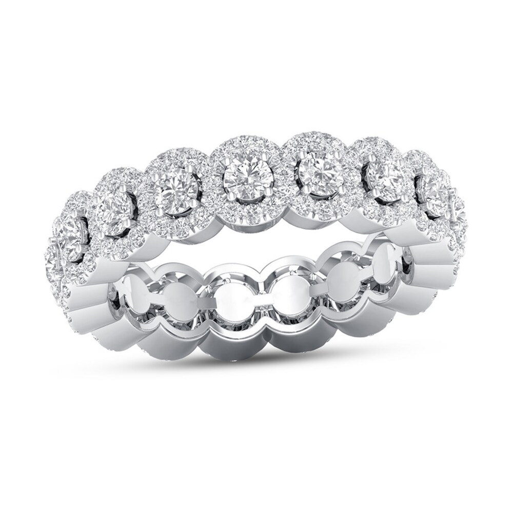 Diamond Eternity Band 1-1/2 ct tw Round 14K White Gold uP0QaIo6