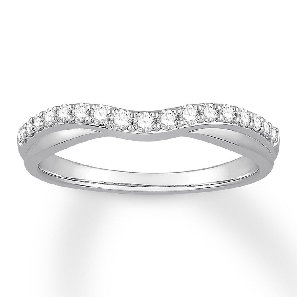 Diamond Contour Ring 1/4 carat tw Round 14K White Gold uXRqmkk9