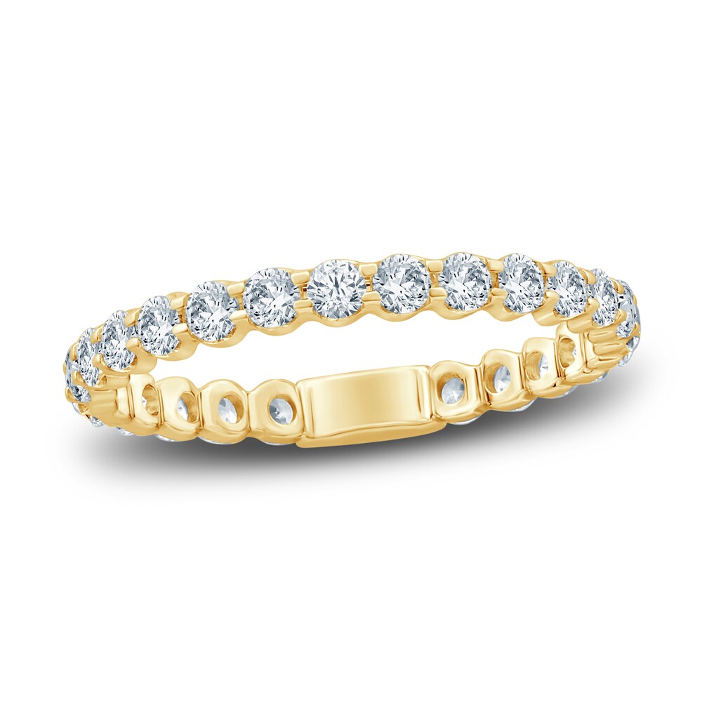 Diamond Eternity Band 1 ct tw Round 14K Yellow Gold v1MkUzgf