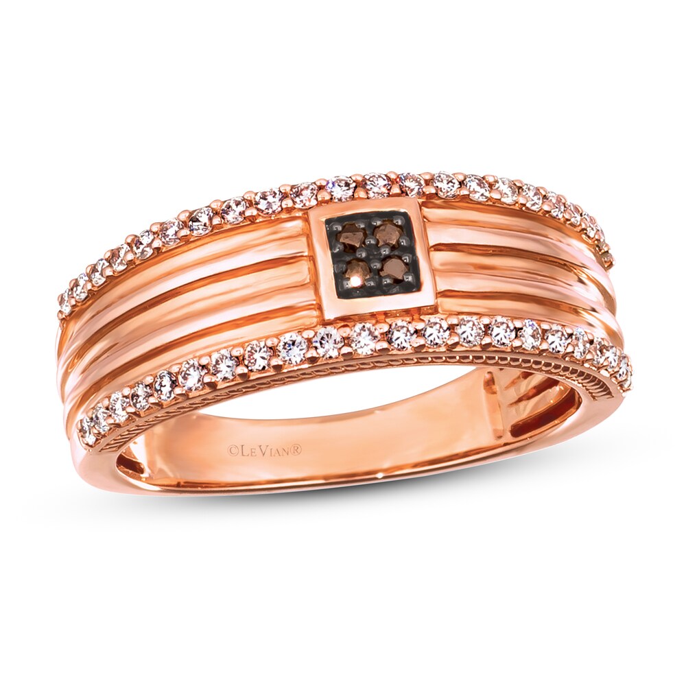 Le Vian Men's Diamond Ring 3/8 ct tw 14K Strawberry Gold vPPt0NWs