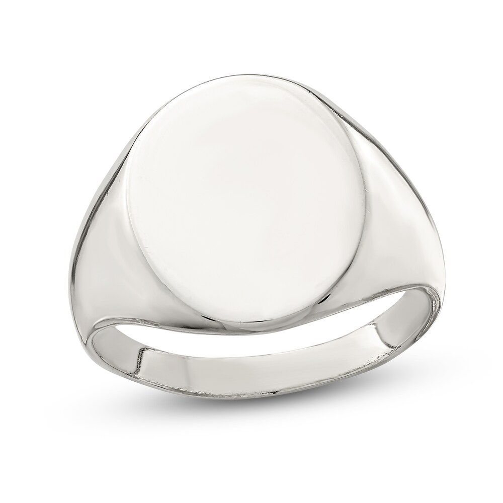 Closed Back Signet Ring Sterling Silver w4HXEbKd