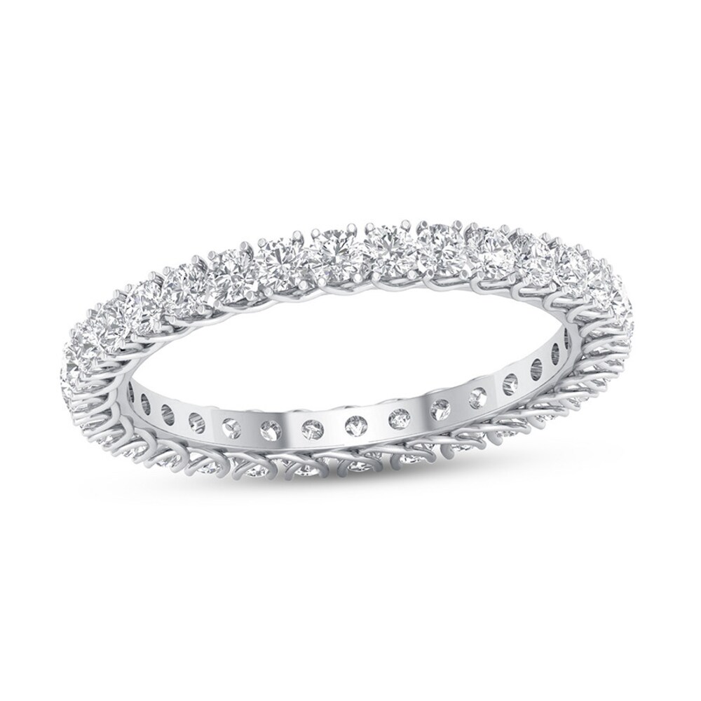 Diamond Eternity Band 1 ct tw Round 14K White Gold w8cKj2Zq