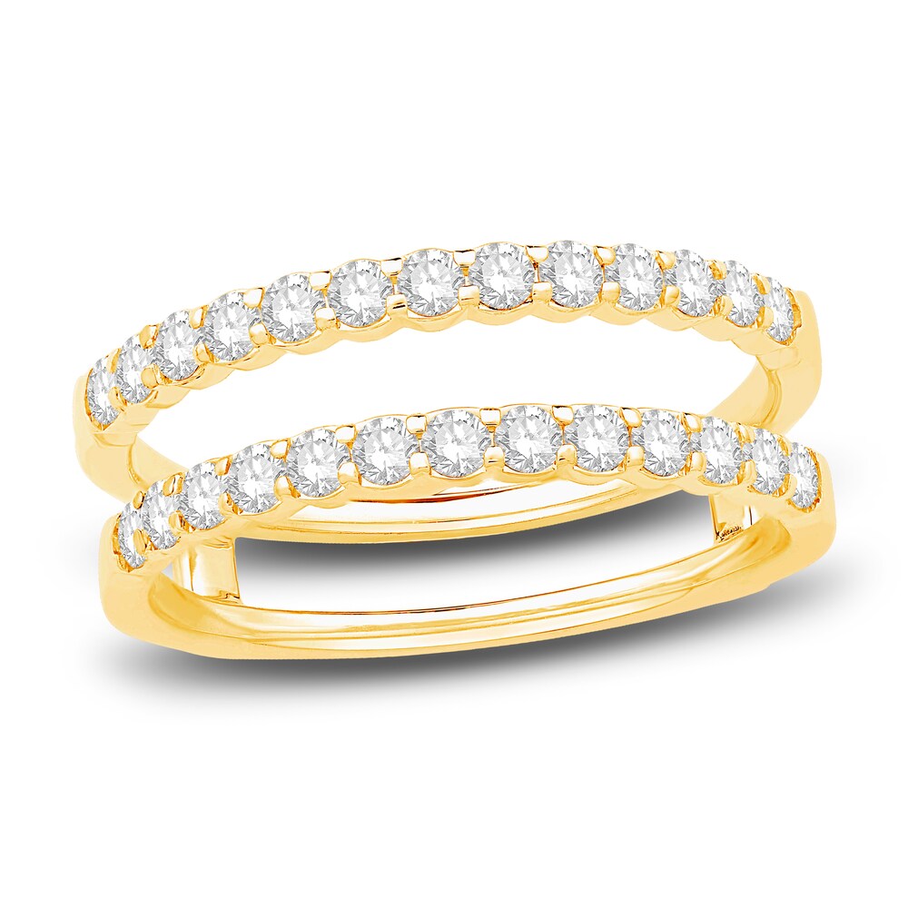 Diamond Anniversary Enhancer Band 1/2 ct tw Round 14K Yellow Gold wHMp06dx