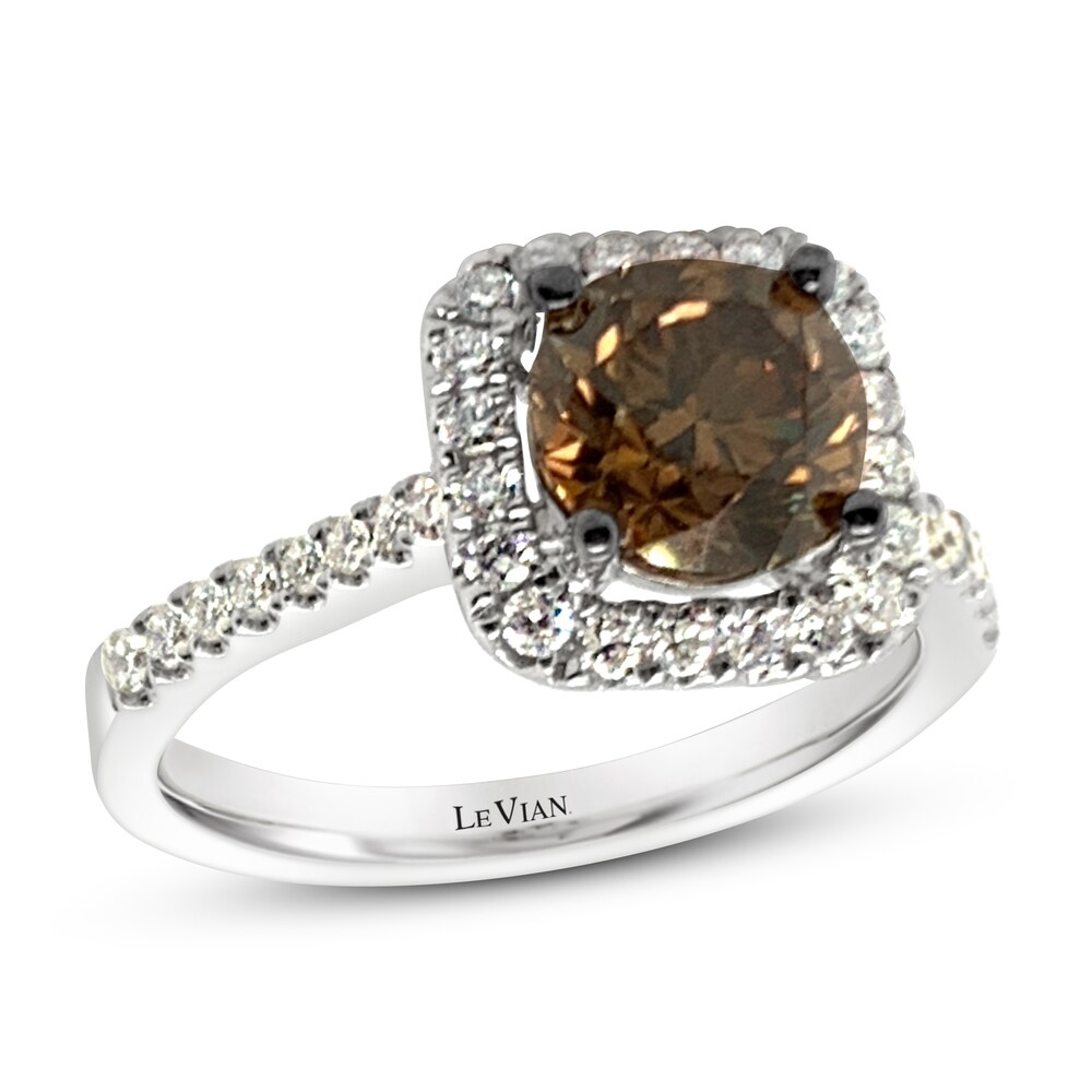 Le Vian Diamond Ring 1-3/4 ct tw Round 18K Vanilla Gold wT9zNtQZ