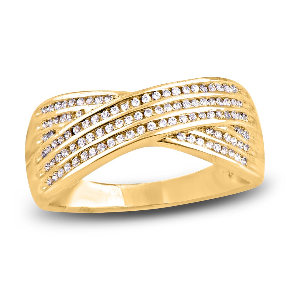 Diamond Anniversary Band 1/3 ct tw Round 14K Yellow Gold wUgBTKwd