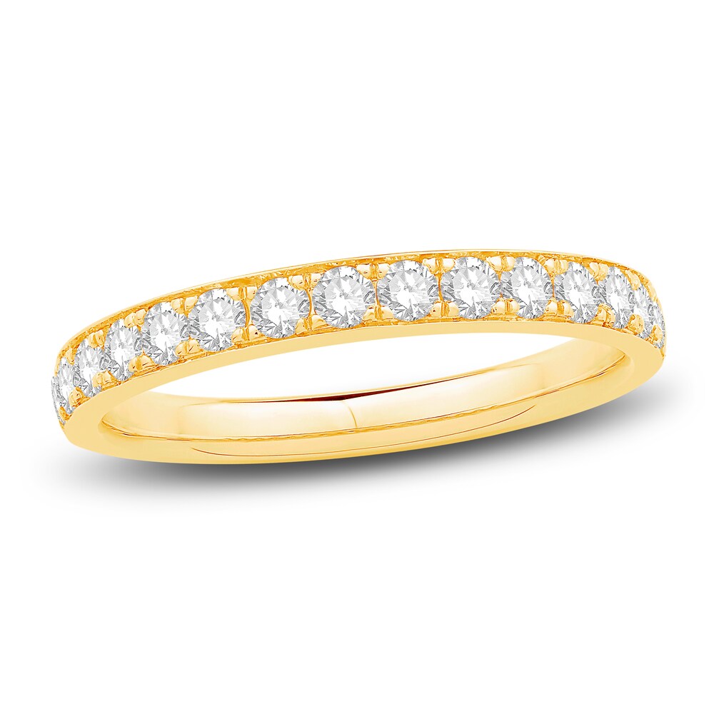 Diamond Anniversary Band 1/2 ct tw Round 14K Yellow Gold wpqCA2ex