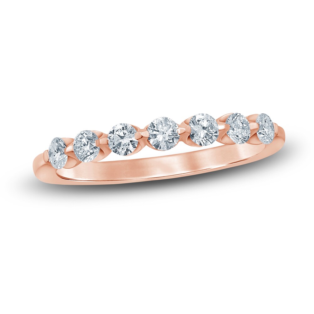 Diamond Anniversary Band 1/2 ct tw Round 14K Rose Gold x2cGpsXC