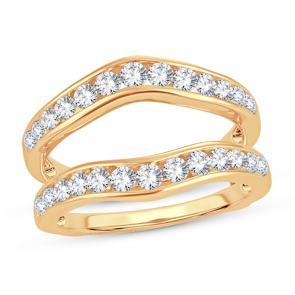 Diamond Enhancer Ring 1 ct tw Round 14K Yellow Gold xpml3J50