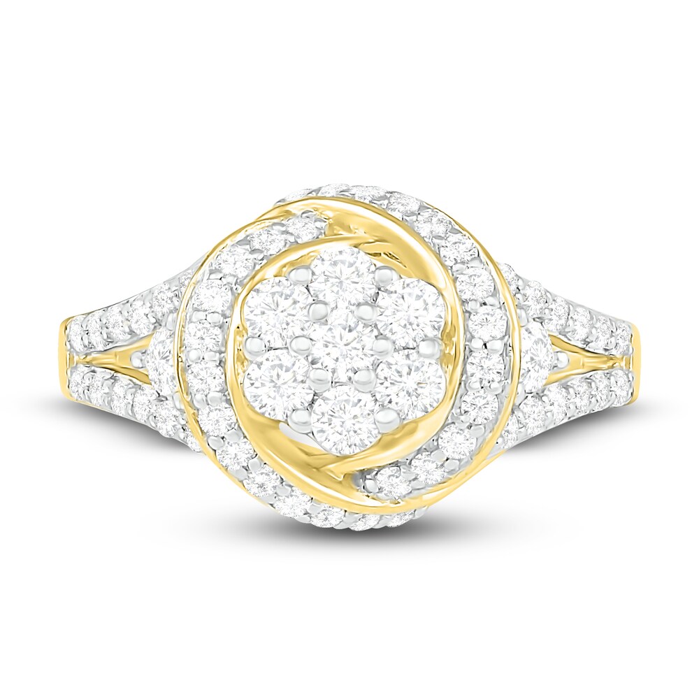 Diamond Ring 1 ct tw Round 14K Yellow Gold y0lt8VTd