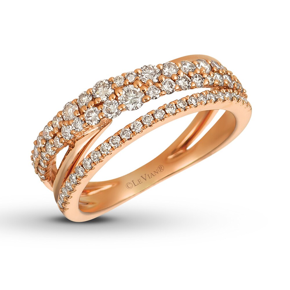 Le Vian Diamond Ring 3/4 ct tw 14K Strawberry Gold yYlgnJEy