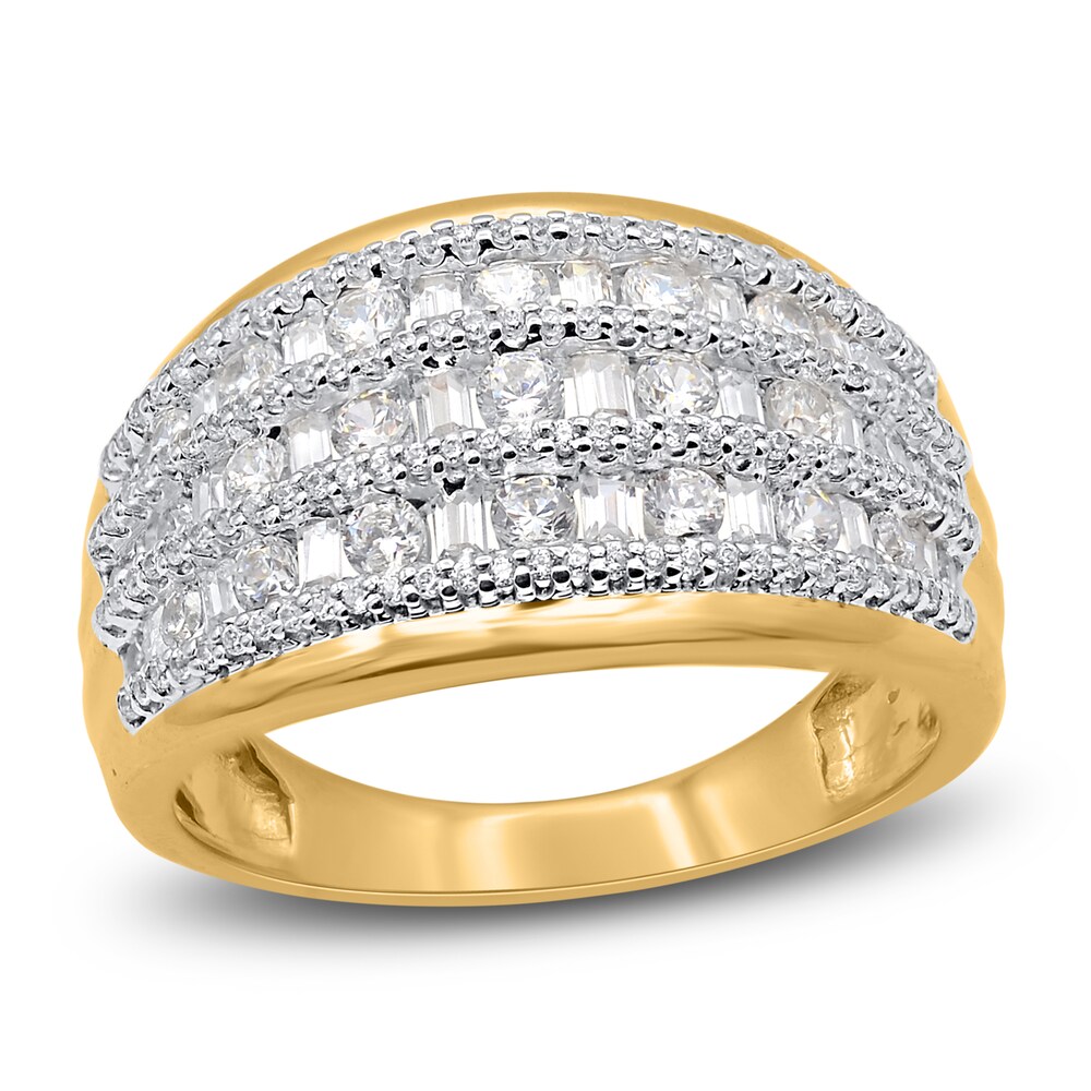 Diamond Anniversary Band 1 ct tw Round 14K Yellow Gold yjWdI4kJ