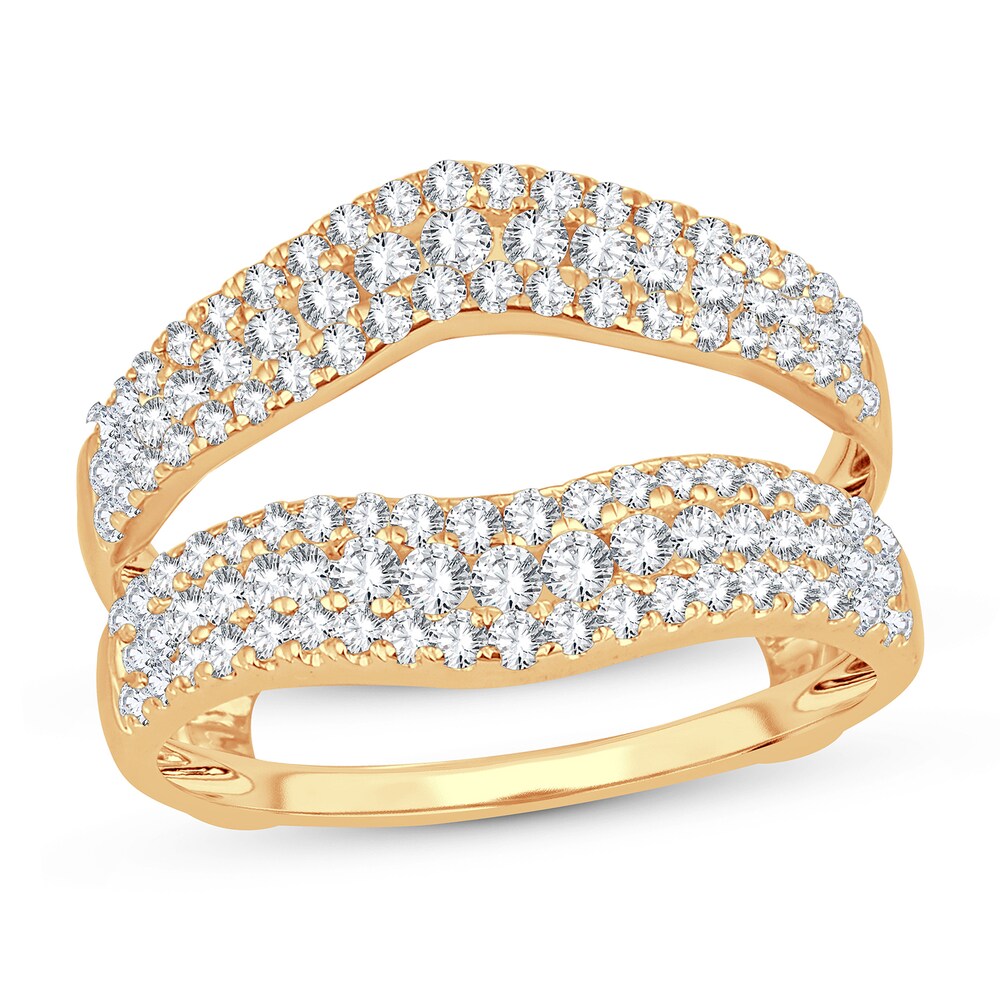 Diamond Enhancer Ring 1 ct tw Round 14K Yellow Gold z4i6eA2z