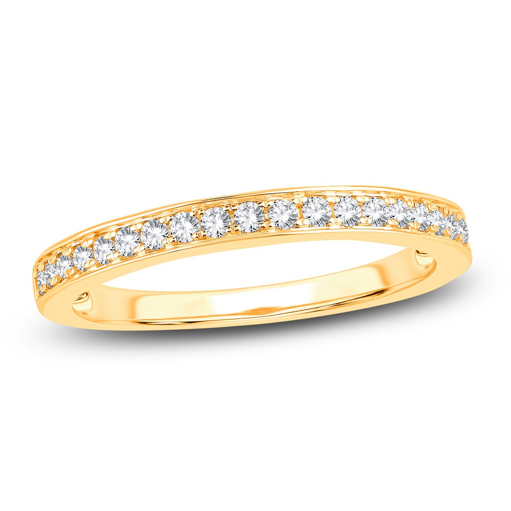 Diamond Wedding Band 1/5 ct tw Round 14K Yellow Gold zGDCLQPq