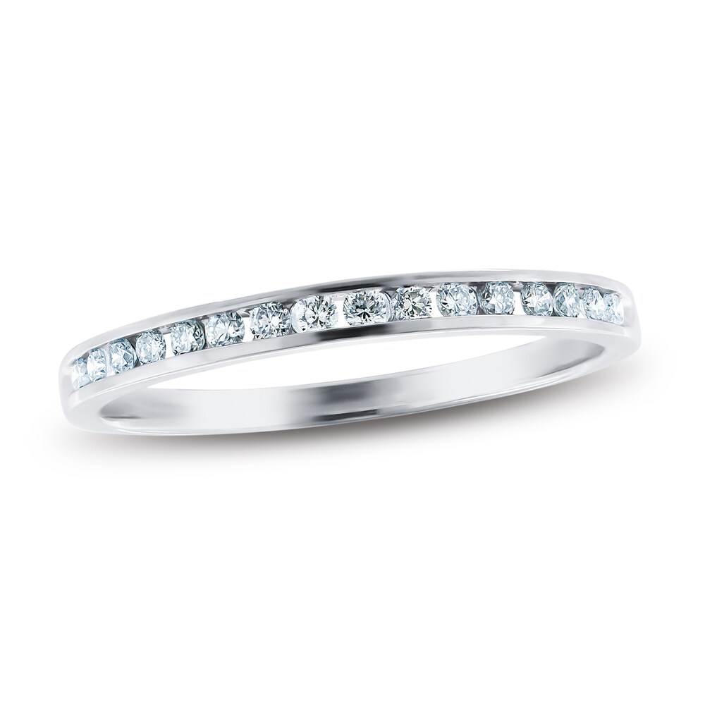 Diamond Anniversary Ring 1/5 ct tw Round 14K White Gold zc0sIqMs