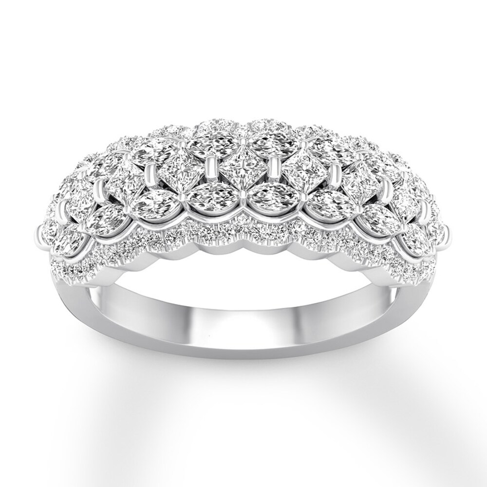 Diamond Anniversary Band 1-1/4 carat tw 14K White Gold zgoqMIy8