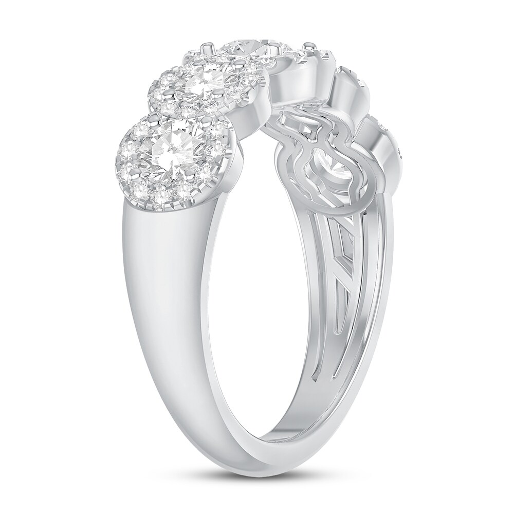 Diamond Ring 1-5/8 ct tw Round 14K White Gold zjJARb0r
