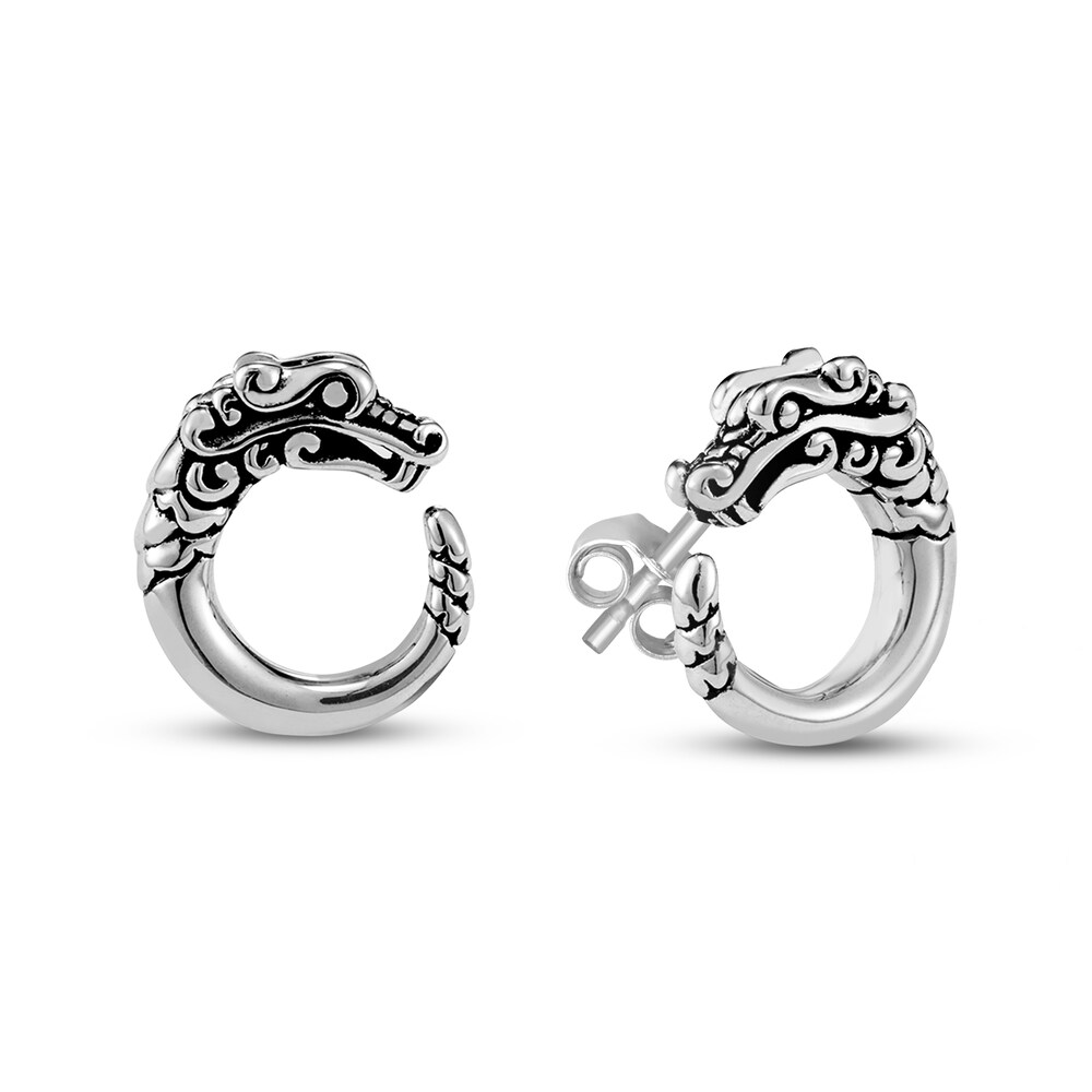 John Hardy Legends Naga Stud Earrings Sterling Silver 05PazfYZ