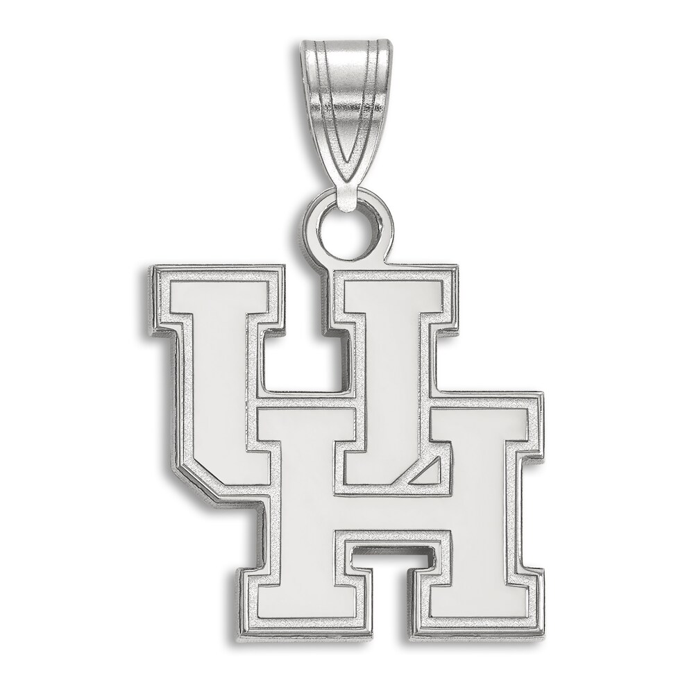 University of Houston Small Necklace Charm Sterling Silver 07h727JR
