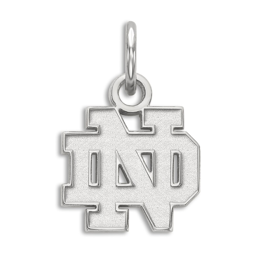 University of Notre Dame Small Necklace Charm Sterling Silver 0xY5yFD2