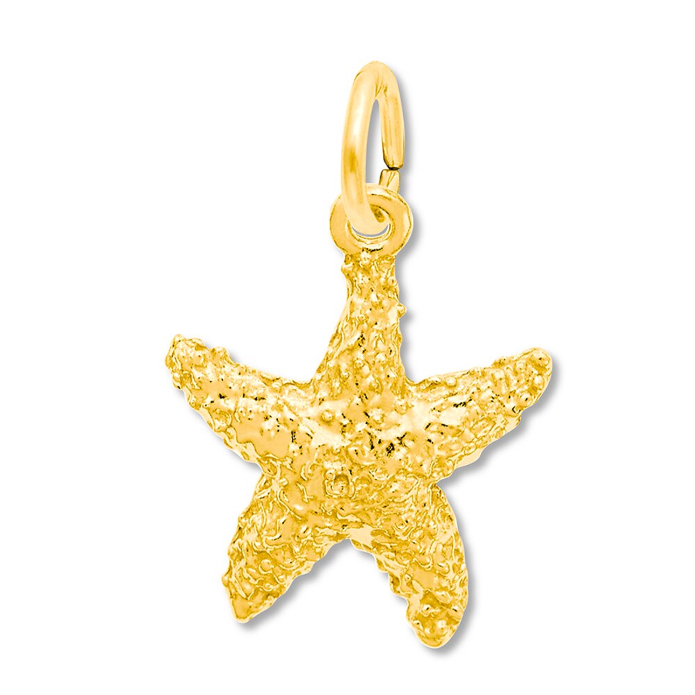 Starfish Charm 14K Yellow Gold 1MMVH1y1