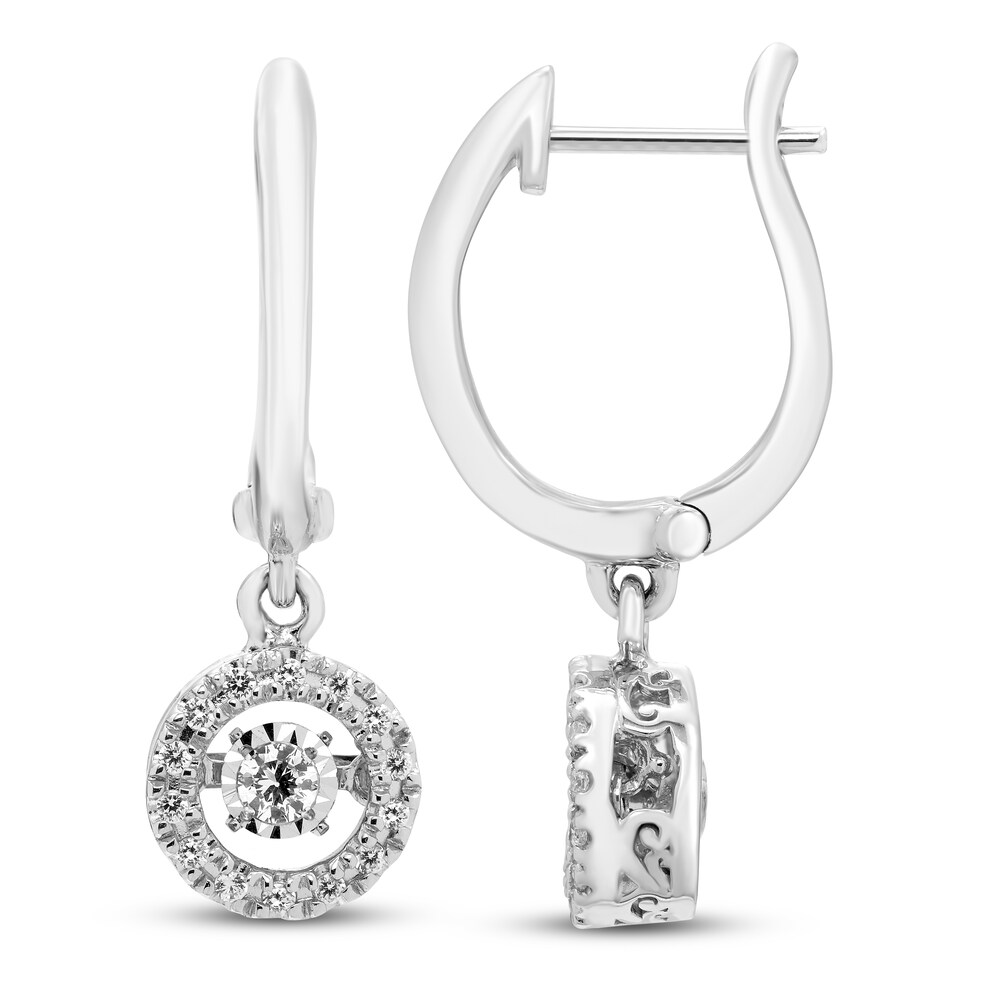 Diamond Earrings 1/3 ct tw Round 10K White Gold 2HAjbBeD