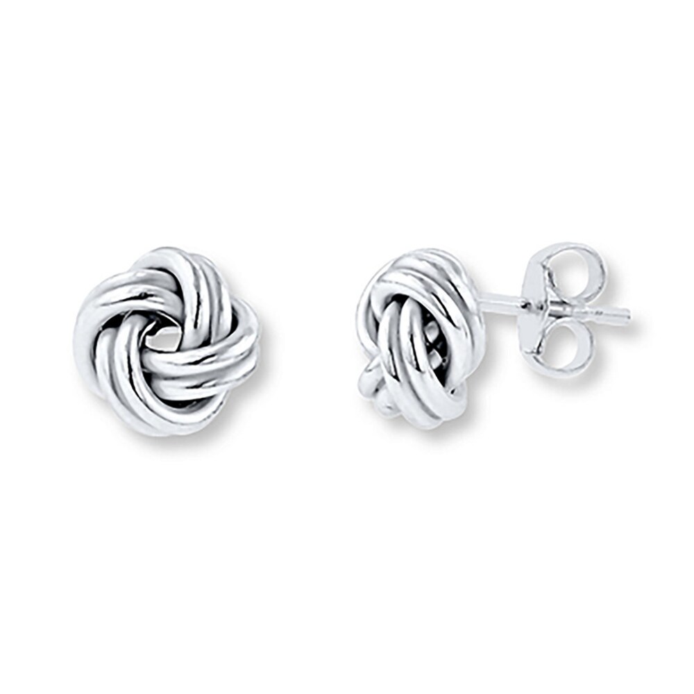Love Knot Earrings Sterling Silver 2dnbL5I0