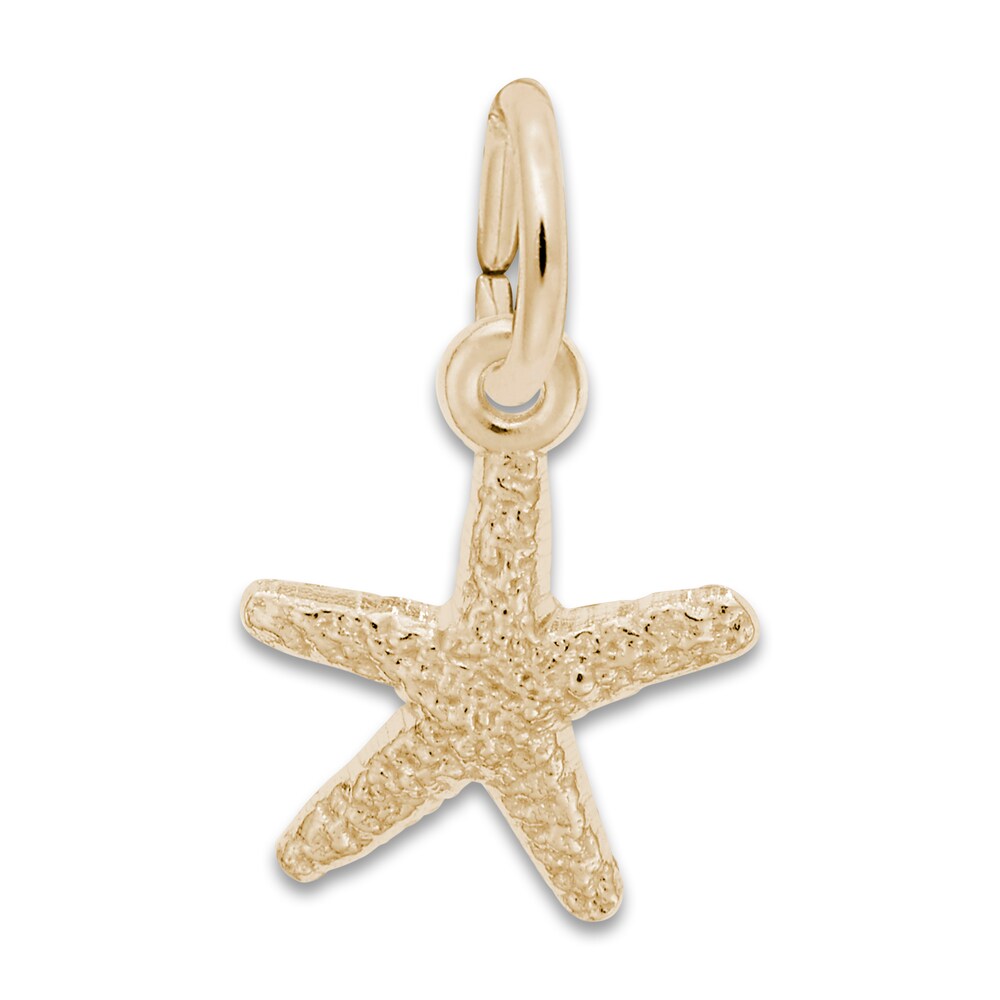 Starfish Charm 14K Yellow Gold 2wLPAVtV