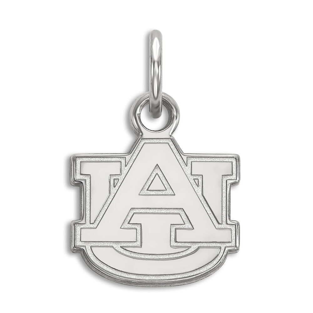 Auburn University Small Necklace Charm Sterling Silver 3DMm2s7e