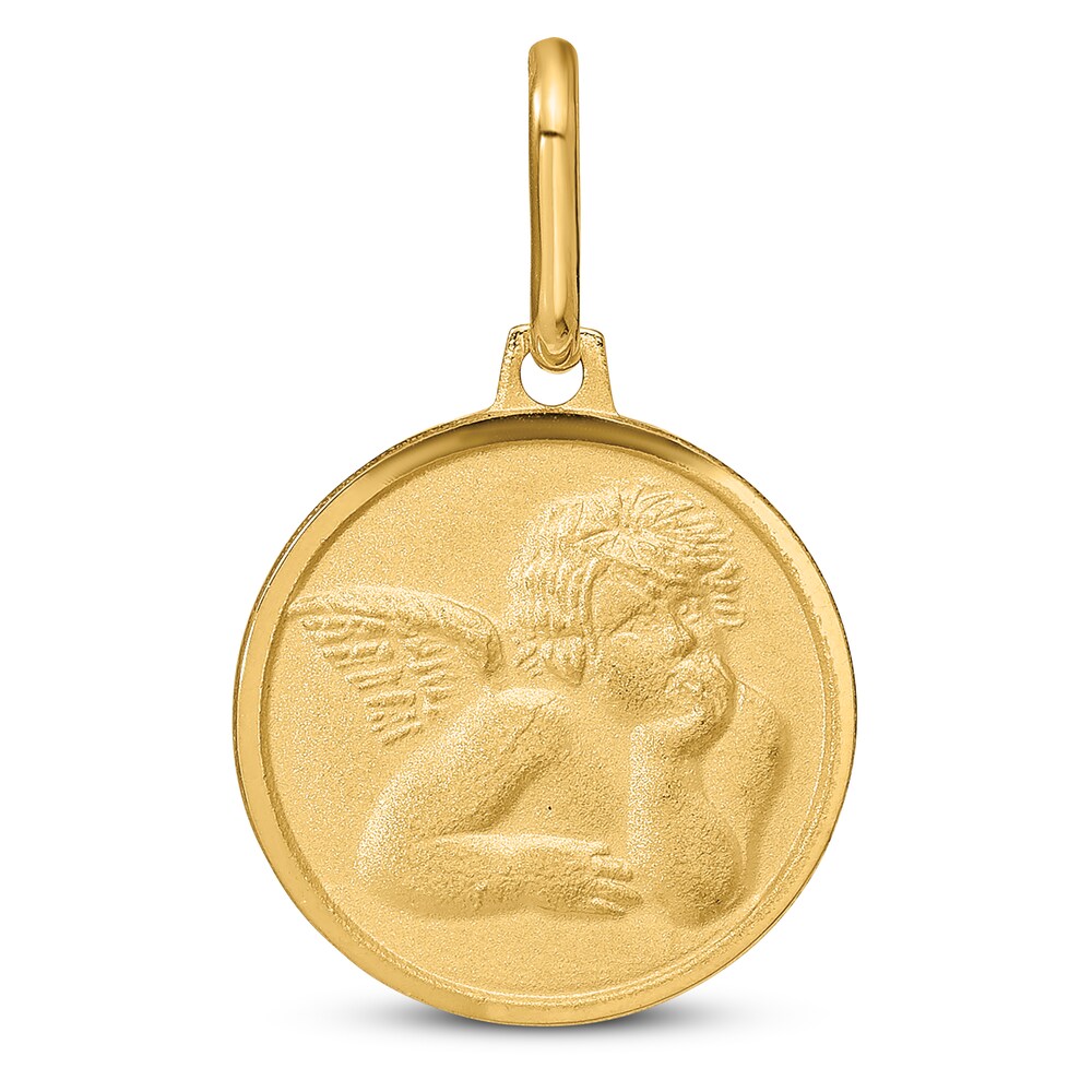 Polished Angel Charm 14K Yellow Gold 49PLLVPx [49PLLVPx]