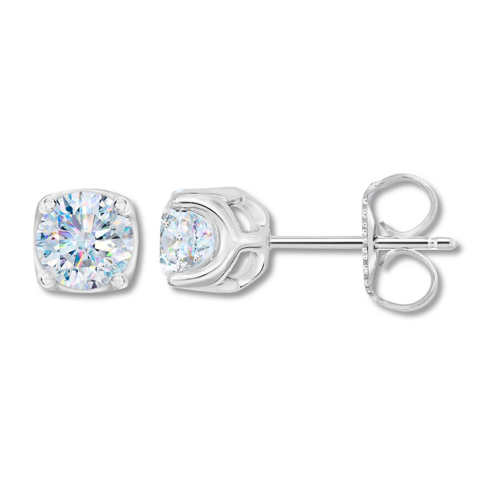 THE LEO First Light Diamond Solitaire Earrings 1-1/2 ct tw 14K Gold (I1/I) 53dbu6UG