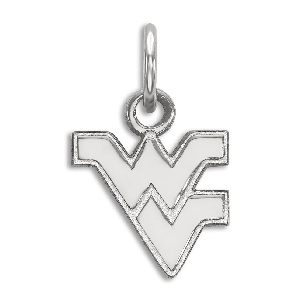 West Virginia University Small Necklace Charm Sterling Silver 5eQ4zbsh