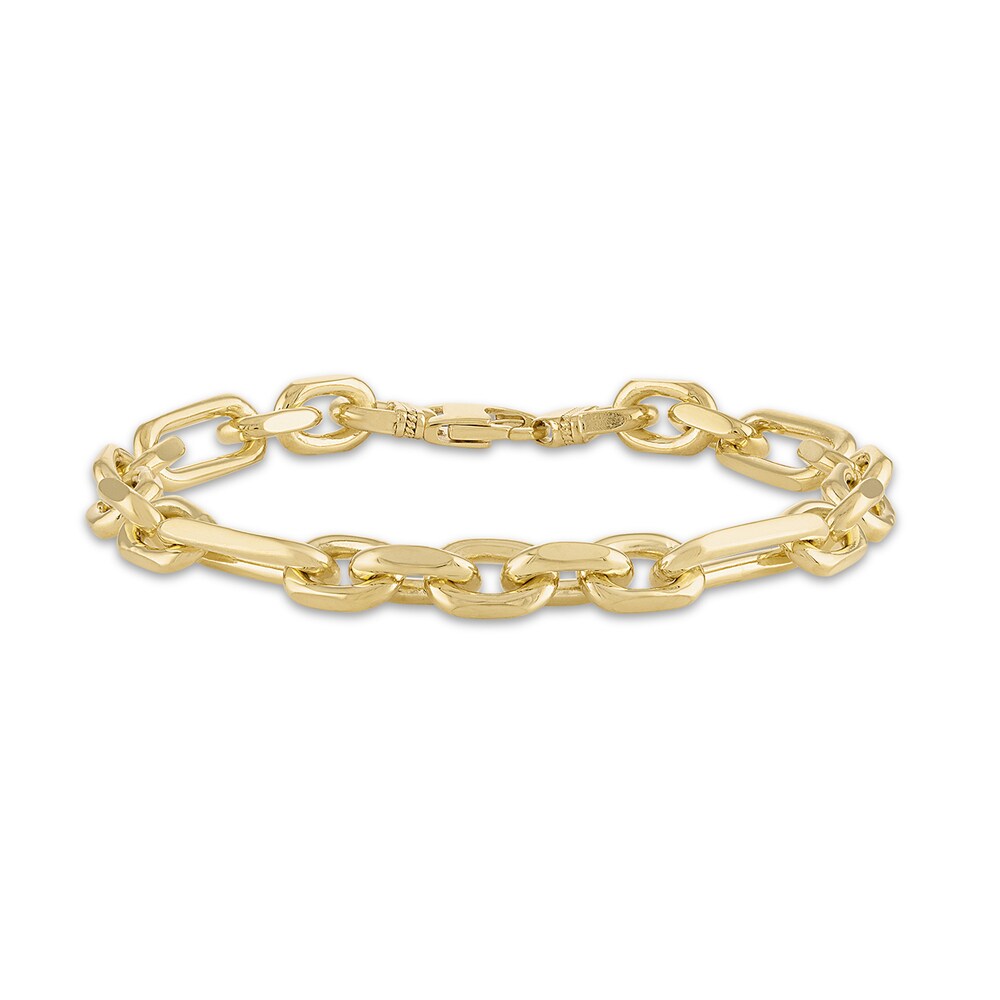 1933 by Esquire Figaro Chain Bracelet Sterling Silver/14K Yellow Gold 5jekfWjR