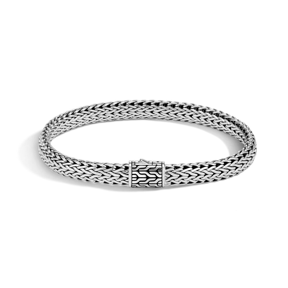 John Hardy Classic Chain 7.5MM Bracelet in Silver, Small 6VFlLBb2