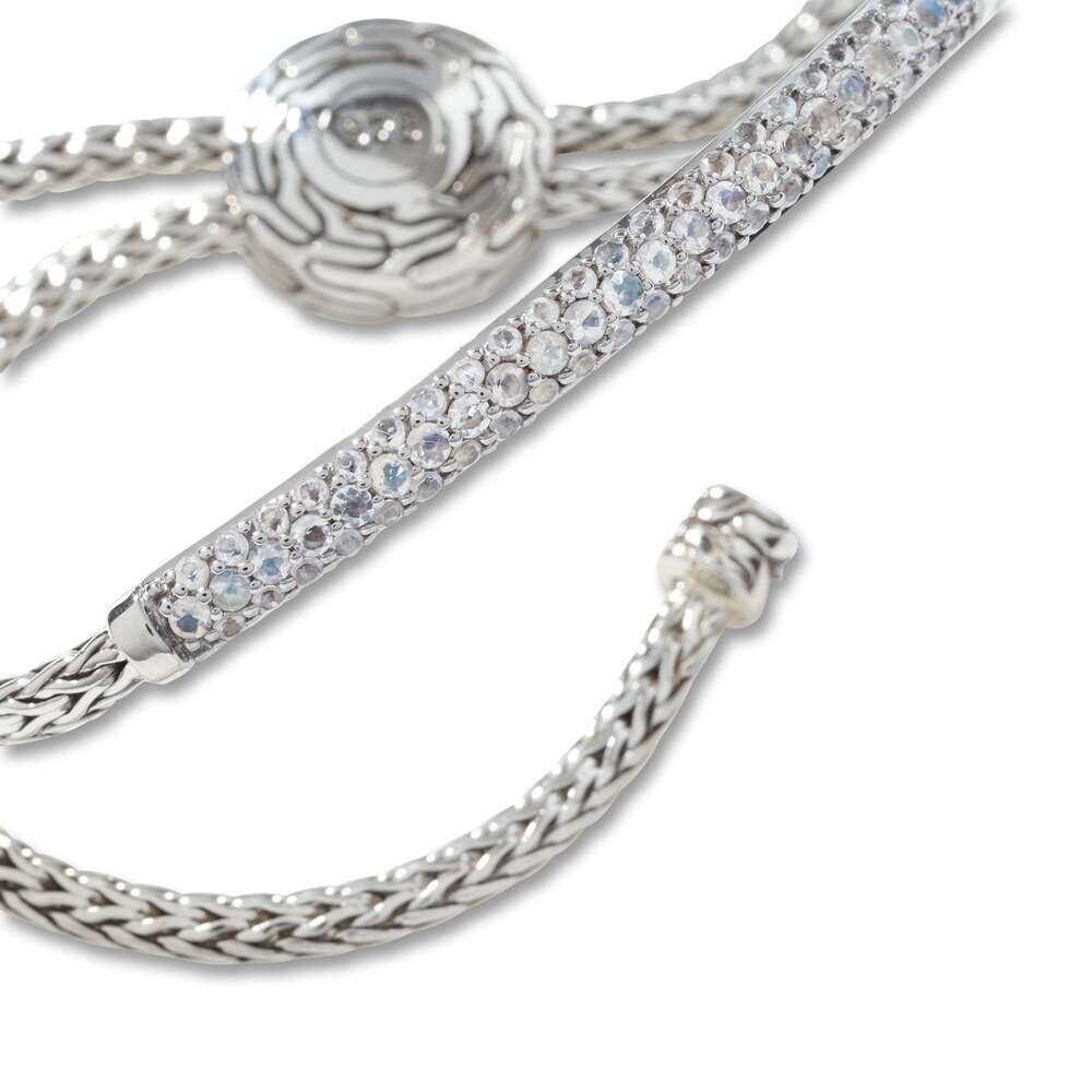 John Hardy Classic Chain Natural Moonstone Bolo Bracelet Sterling Silver, Medium-Large 70BNcNUD