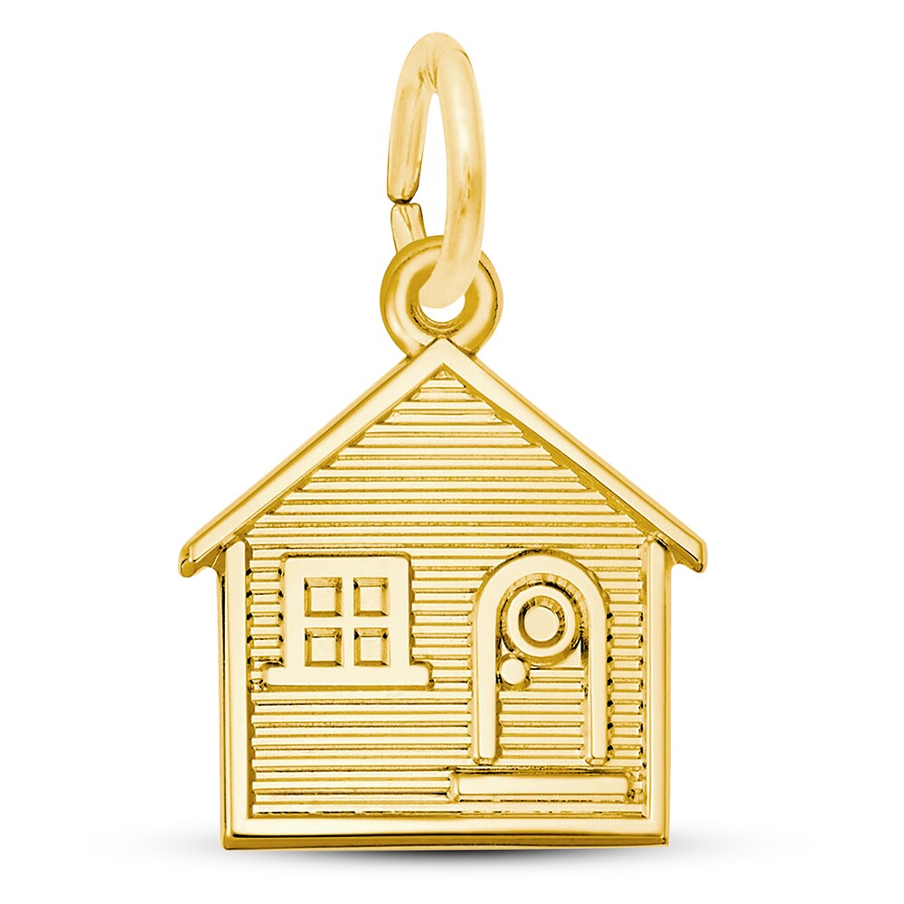 House Charm 14K Yellow Gold 72kpTuzJ