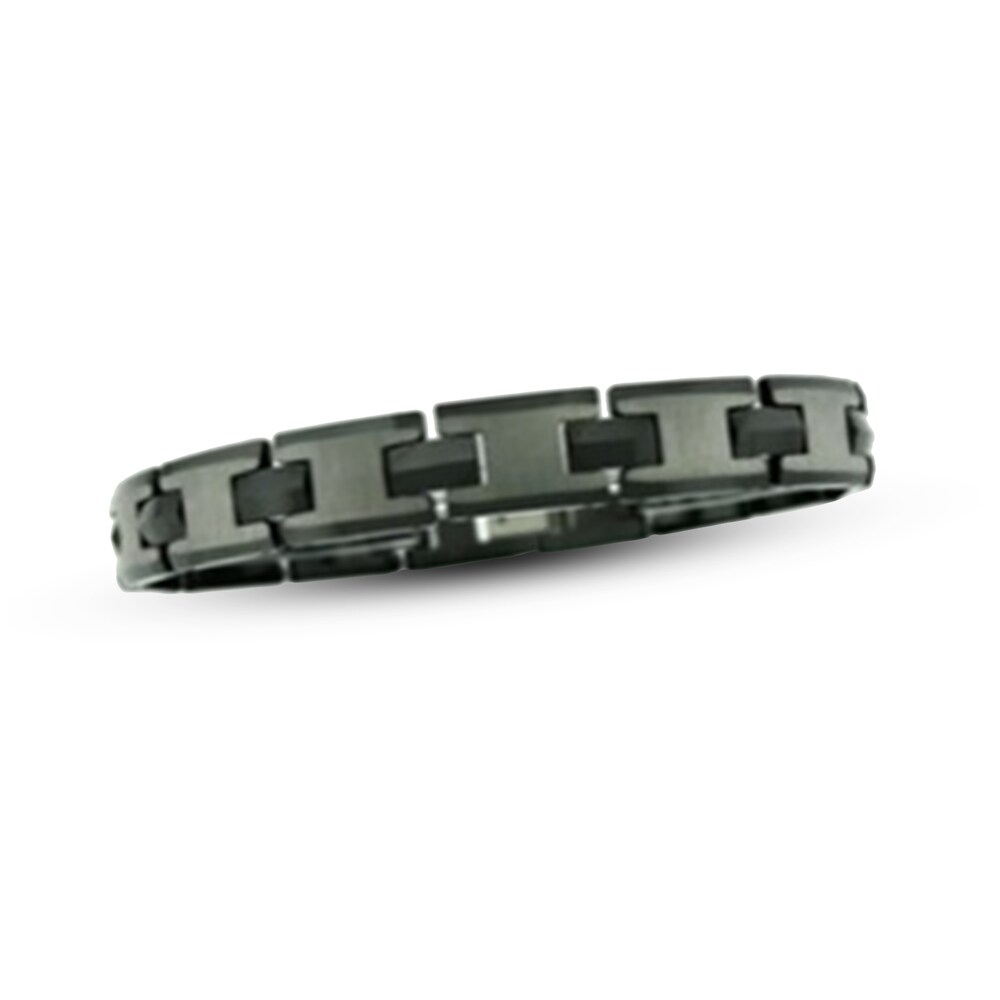 Men's Link Bracelet Stainless Steel/Tungsten 7X4OKNwS