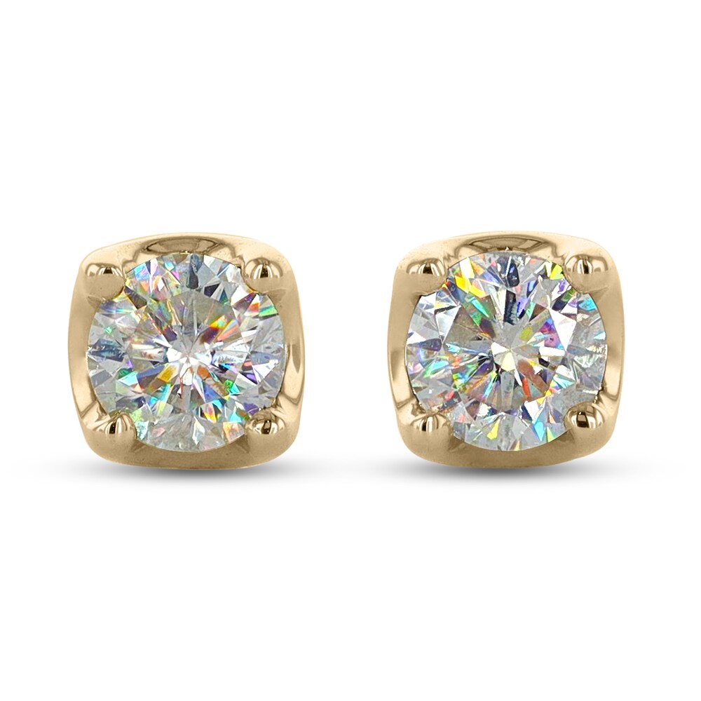 THE LEO First Light Diamond Solitaire Earrings 1/2 ct tw 14K Yellow Gold (I1/I) 9SgMh5SK